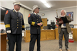 Officiant and Two Senior Officers 1