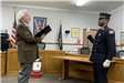 Officer Swearing in an Officer 3