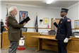 Officer Swearing in an Officer 4