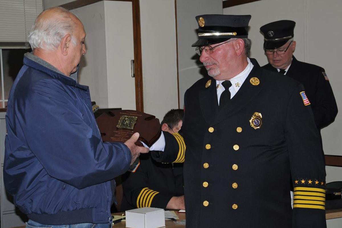 Fire Department Inauguration of Fire Chiefs 07