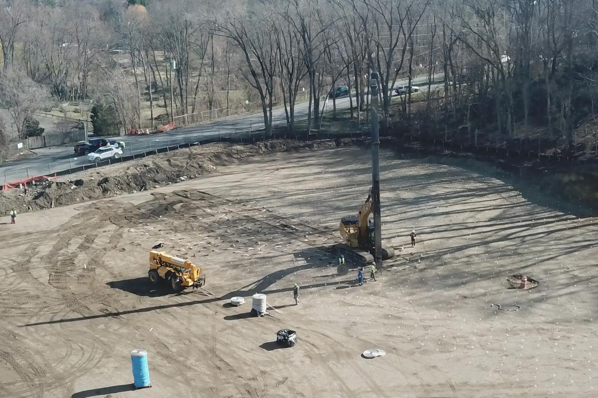 start of vertical drains 4/1/2020