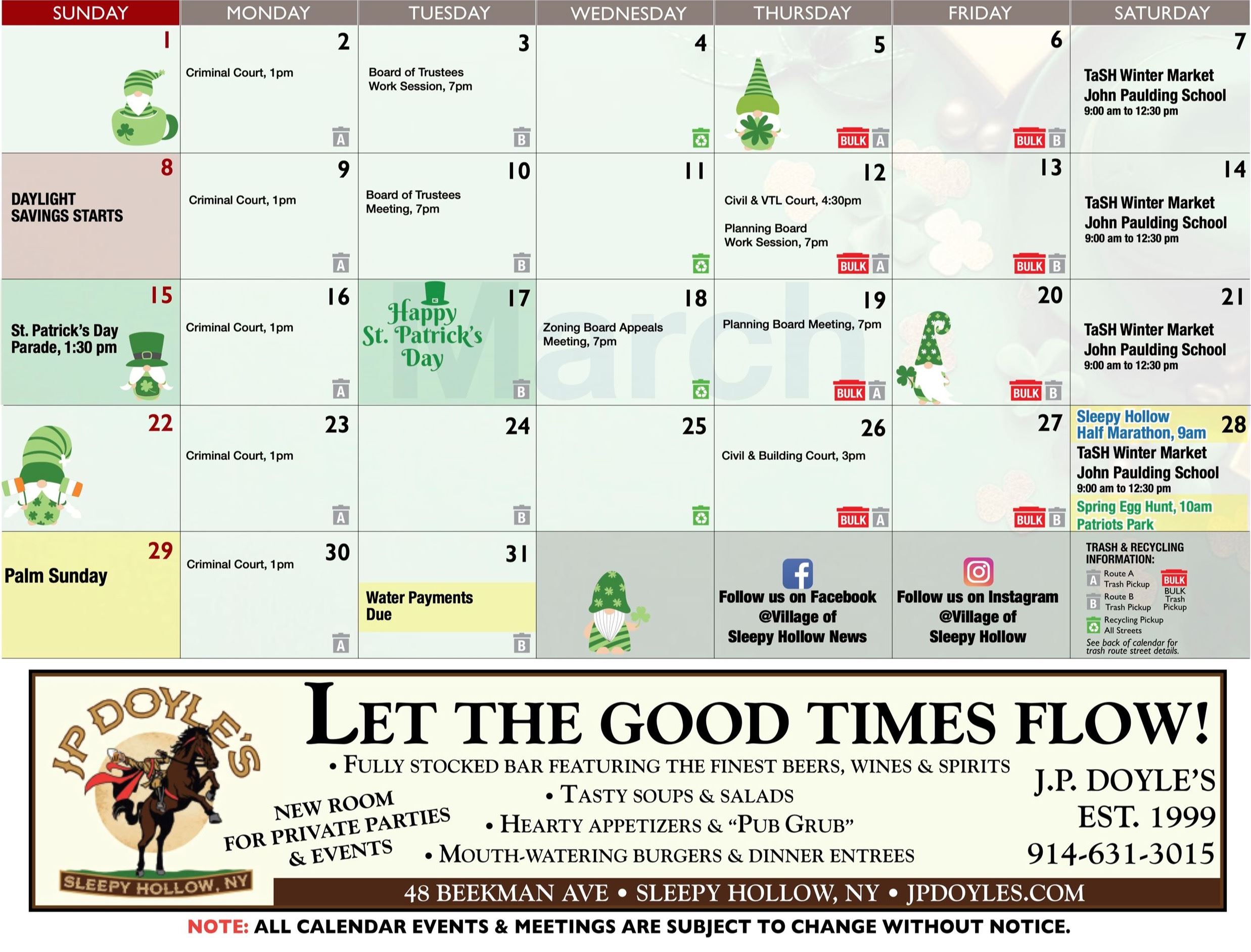 Sleepy Hollow Calendar 2026-7 (dragged)